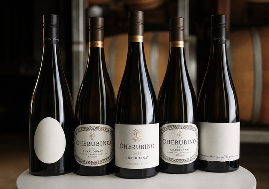 Five strong scores for our 2025 Cherubino Chardonnays from The Real Review